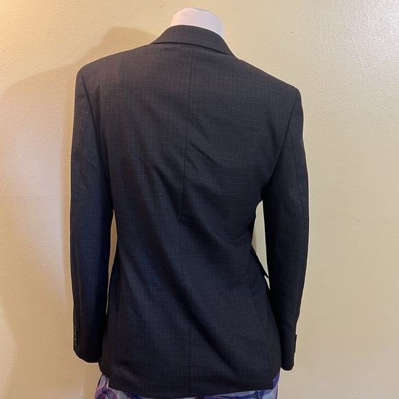 NWOT LAUREN RALPH LAUREN Boys Classic Suit Jacket Coat Blazer 18R Dark Gray - Picture 3 of 10